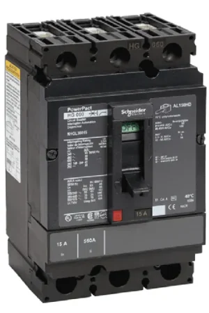MCCB Schneider Electric, 3 Polos, 90A, Capacidad de Ruptura 18 kA, Montaje en Carril DIN, PowerPact, PowerPacT Oferta Limitada