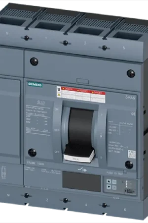 Disyuntores de caja moldeada MCCB Siemens, 4 Polos, 600A, Capacidad de Ruptura 65 kA, Montaje fijo, SENTRON, 3VA6 Comprar En Línea